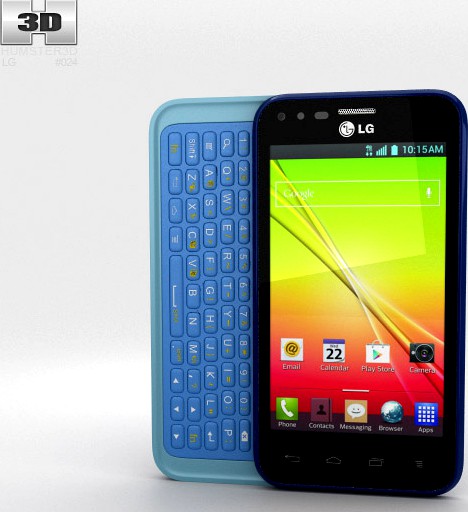 3D model of LG Optimus F3Q