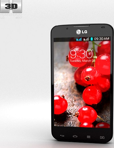 3D model of LG Optimus L7 II Dual P715