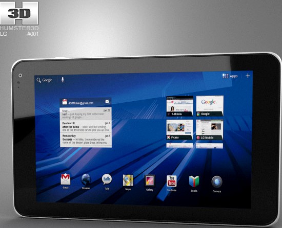 3D model of LG Optimus Pad