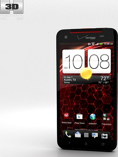 3D model of HTC Droid DNA Black