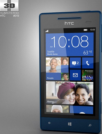 3D model of HTC Windows Phone 8S