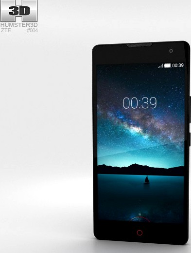 3D model of ZTE Nubia Z7 Max Black