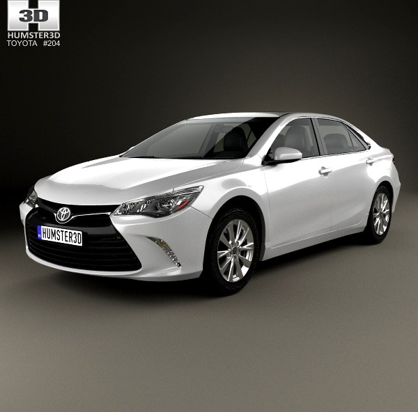 3D model of Toyota Camry XLE 2015
