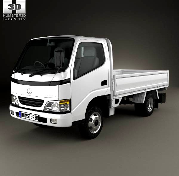3D model of Toyota ToyoAce Flatbed 2006