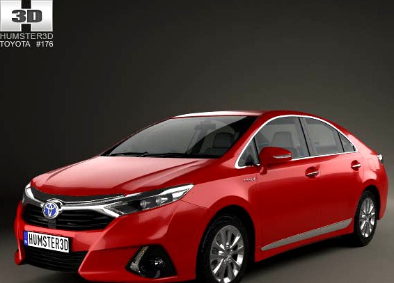 3D model of Toyota Sai G 2013