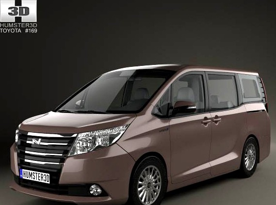 3D model of Toyota Noah G 2014