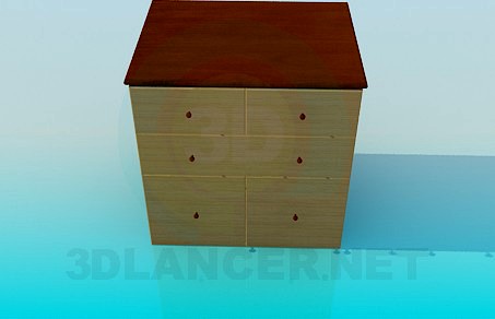 3D Model Deep chest