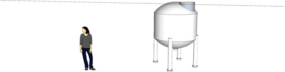 Small silo tank