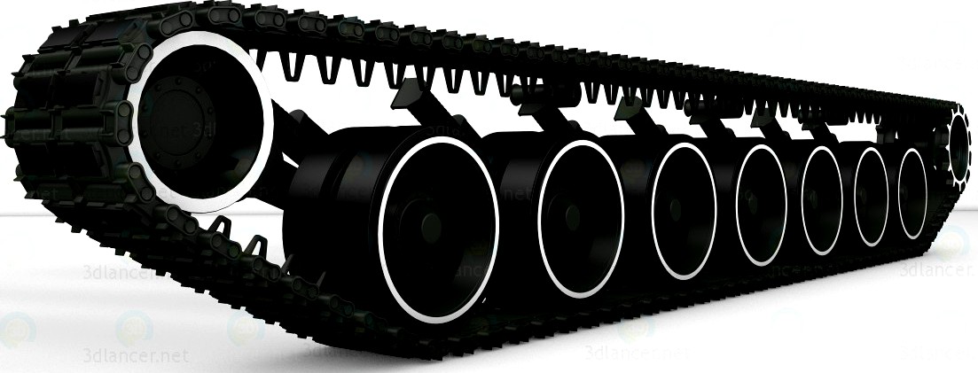 3D Model Caterpillar assembly