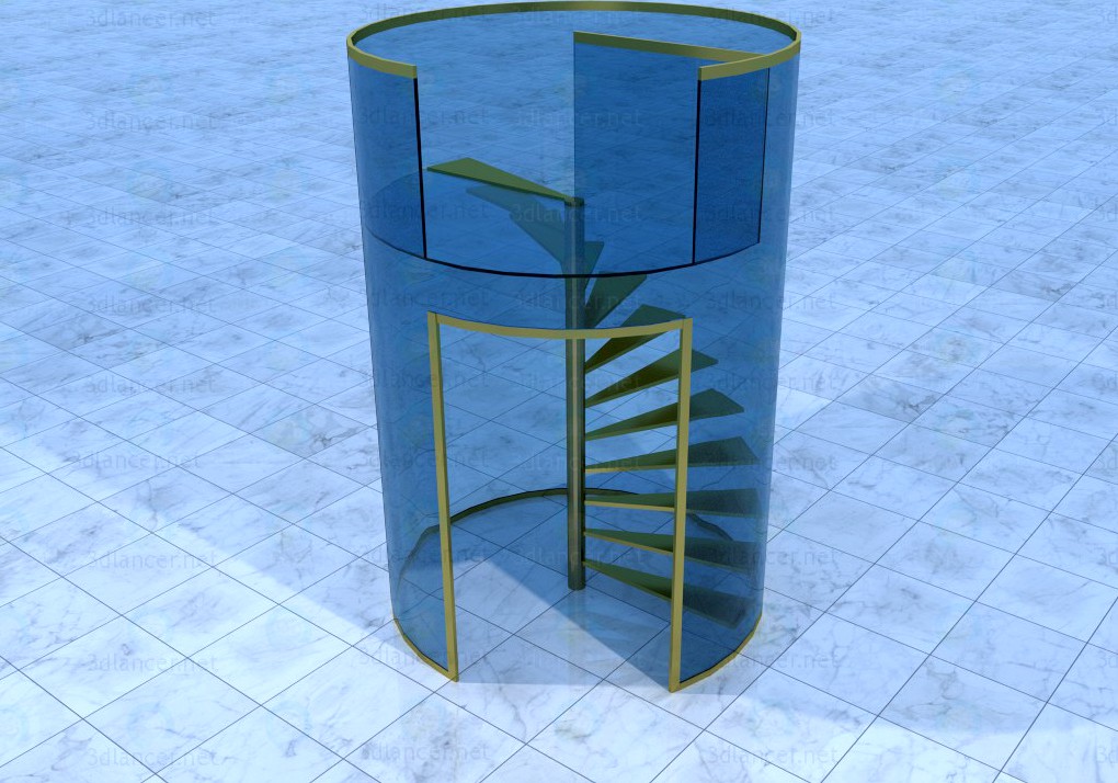3D Model Spiral staircase
