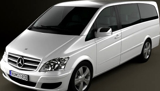 3D model of Mercedes-Benz Viano Extralong