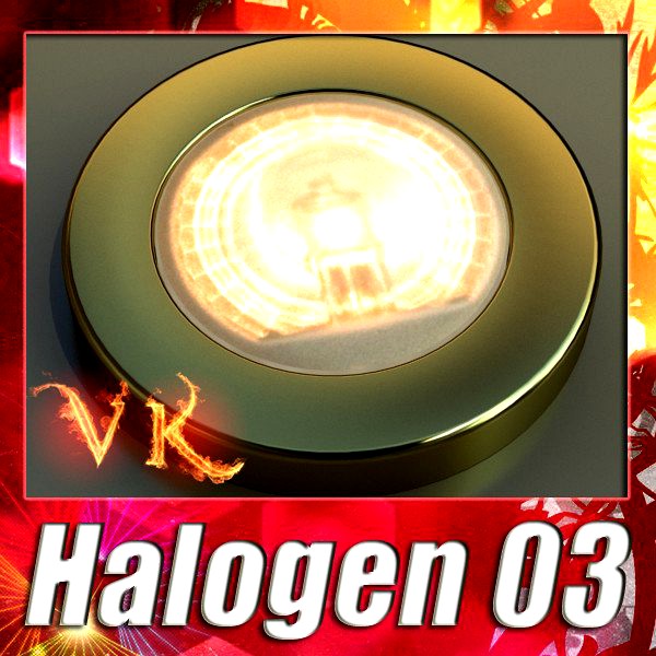 Halogen Lamp 033d model