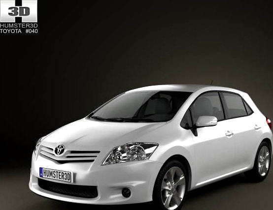 3D model of Toyota Auris 2012