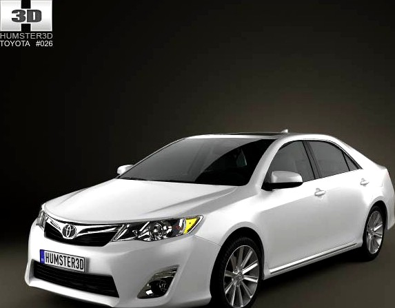 3D model of Toyota Camry 2012 US Version