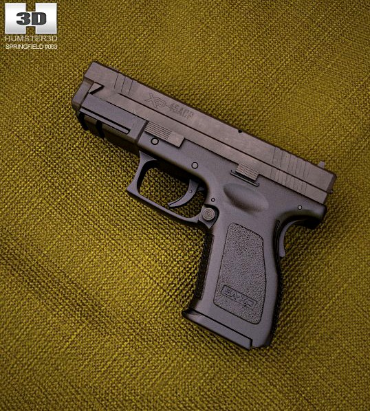 Springfield Armory XD (HS2000) 4 inch compact3d model