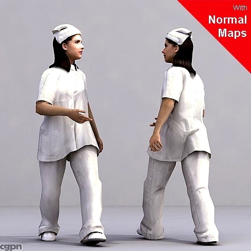 WWom0004-Wa / 3D Human for superior visualizations3d model