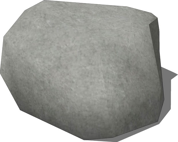 Large gray boulder