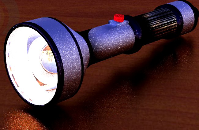 3D Model Flashlight