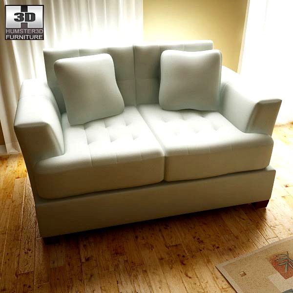 3D model of Ashley Zia &#8211; Spa Loveseat