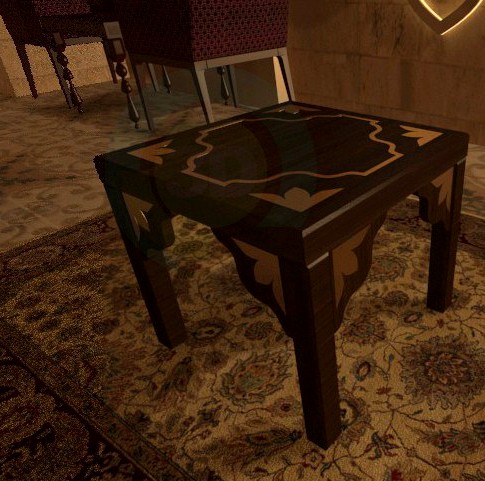 3D Model Oriental table 1