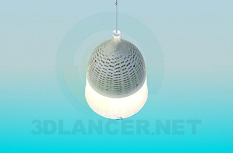 3D Model Lamp with a lampshade