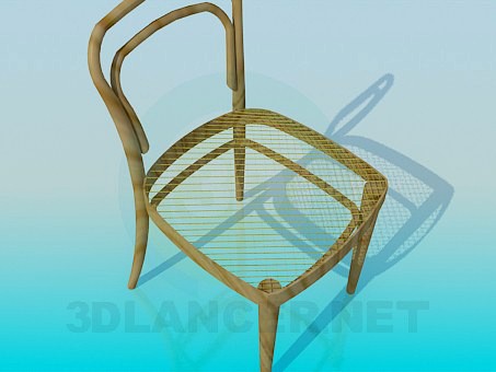 3D Model Chair with mesh