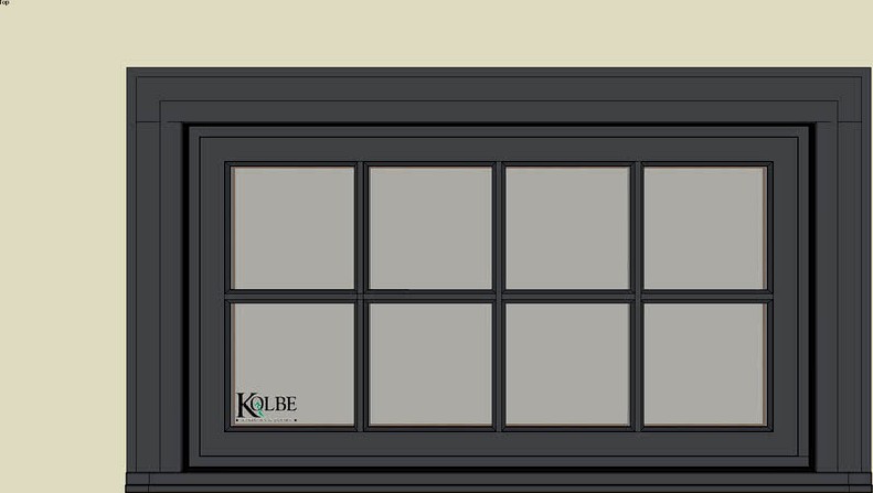 Kolbe Ultra Double Hung Rectangular Transom UDHT3618(F.S. 3'-5 1/2' x 1'-11 1/2' R.O. 3'-6' x 2'-0')