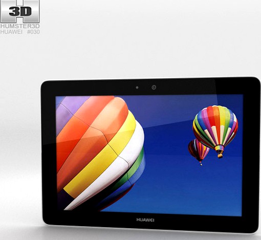 3D model of Huawei MediaPad 10 Link+ White