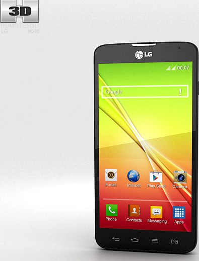 3D model of LG L90 Dual Black
