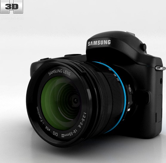 3D model of Samsung Galaxy NX