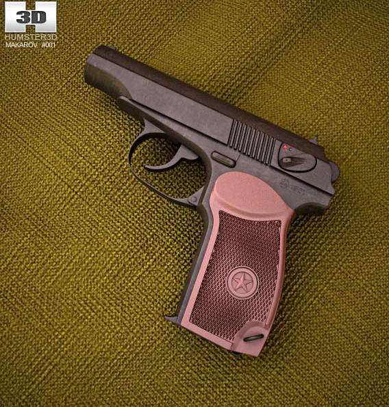 3D model of Makarov Pistol