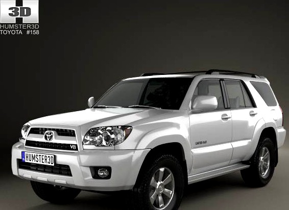 3D model of Toyota 4Runner 2005