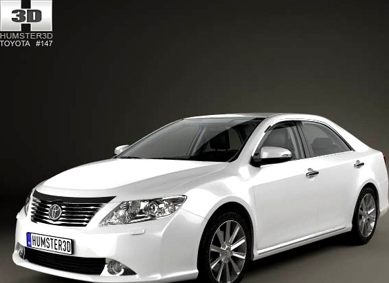 3D model of Toyota Camry with HQ interior 2011