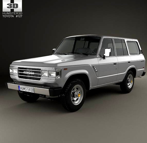 3D model of Toyota Land Cruiser (J60) US 1987