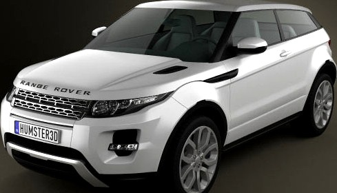 3D model of Range Rover Evoque 2011