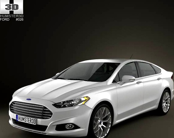 3D model of Ford Fusion (Mondeo) 2013