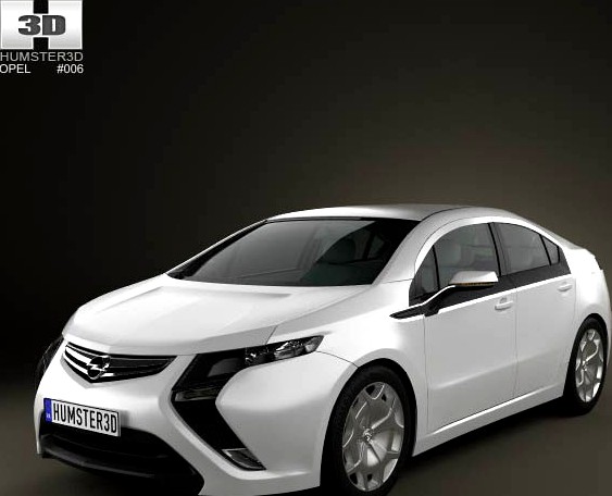 3D model of Opel Ampera 2011