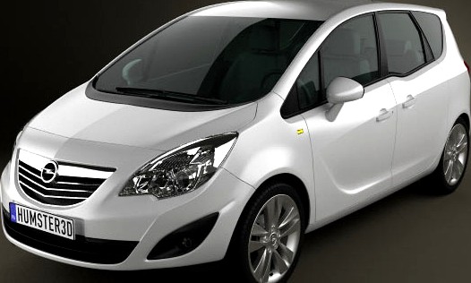 3D model of Opel Meriva B 2011