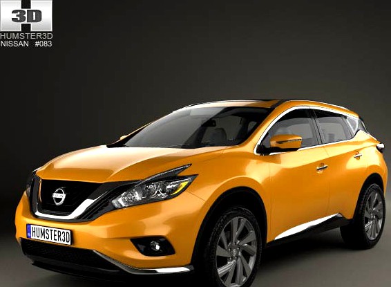 3D model of Nissan Murano (Z52) 2015
