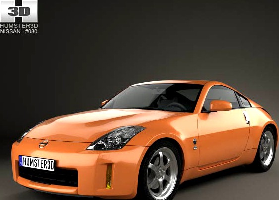 3D model of Nissan 350Z (Z33) 2007