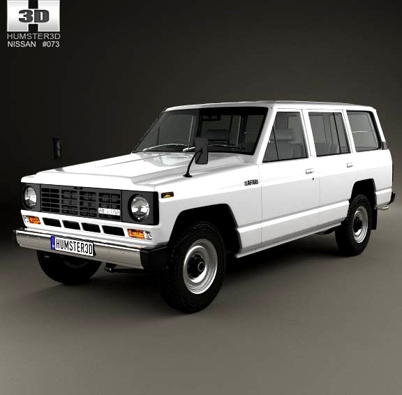 3D model of Nissan Patrol (160) 1980