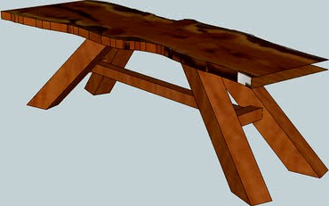 Yew table (single level)