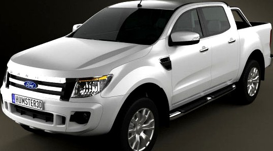 3D model of Ford Ranger (T6) 2011