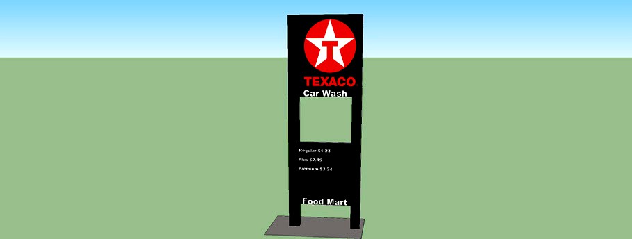 Texaco Sign