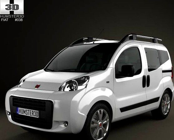 3D model of Fiat Fiorino Qubo 2011