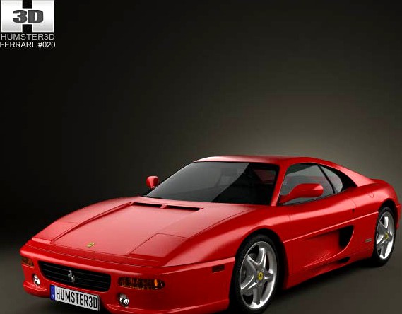 3D model of Ferrari F355 F1 Berlinetta 1999