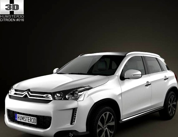 3D model of Citroen C4 Aircross 2013