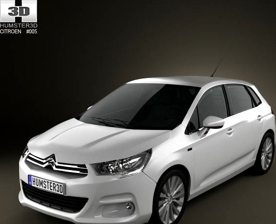 3D model of Citroen C4 2011