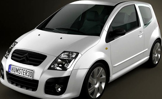 3D model of Citroen C2