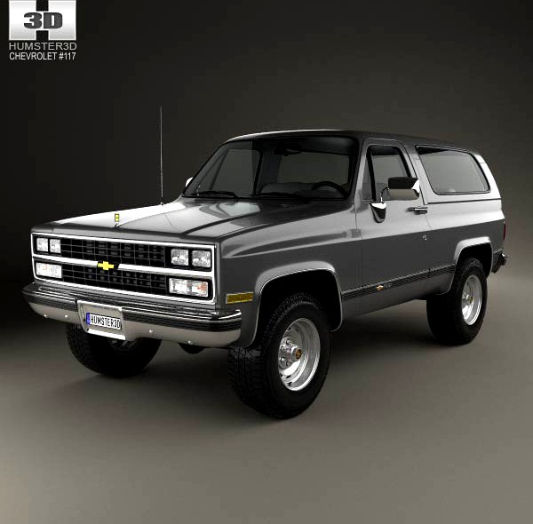 3D model of Chevrolet Blazer (K5) 1989